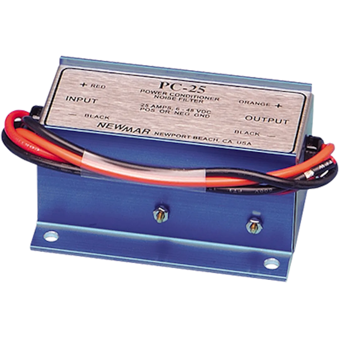 PC-25 – NEWMAR Ignition Noise Filter, Affected Equipment Filter Aluminum Body/ Nickel Plated Brass Stud Connectors 6 ...